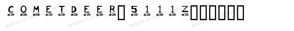 CometDeer-5111z字体转换