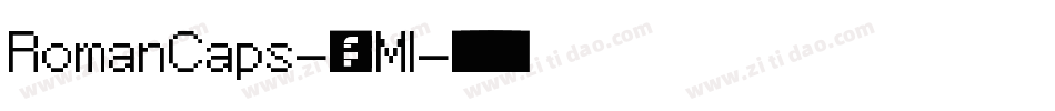 RomanCaps-7BMl字体转换