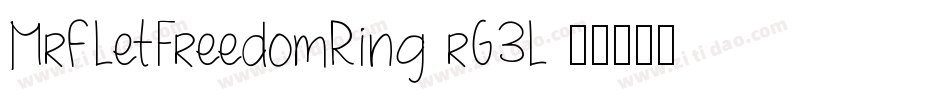 MrfLetFreedomRing-rG3L字体转换