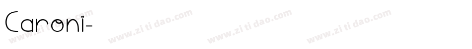 Caroni字体转换