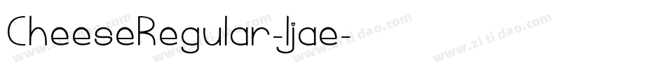 CheeseRegular-ljae字体转换