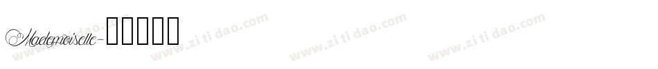 Mademoiselle字体转换