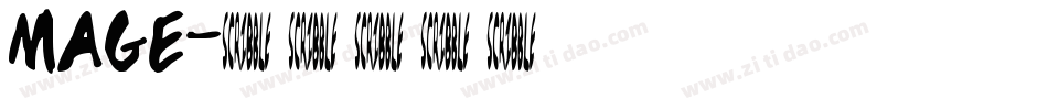 Mage字体转换