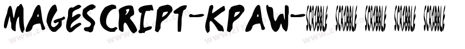MageScript-KpaW字体转换