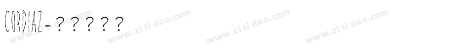 CORDIAZ字体转换