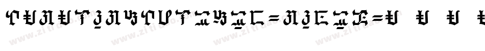 TagalogStylized-GOJeq字体转换