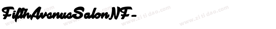FifthAvenueSalonNF字体转换