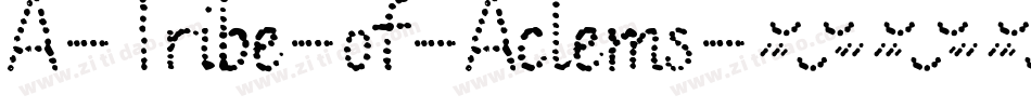 A-Tribe-of-Aclems字体转换