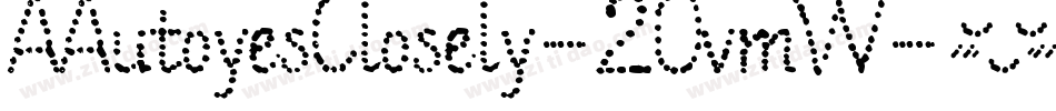 AAutoyesClosely-2OvmW字体转换