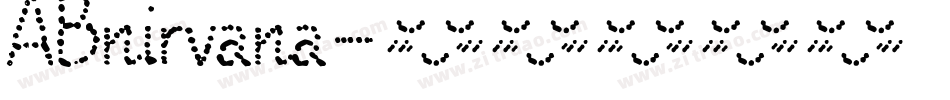 ABnirvana字体转换