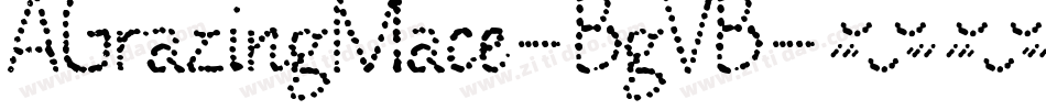 AGrazingMace-BgVB字体转换
