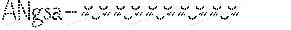 ANgsa字体转换