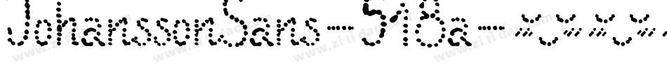 JohanssonSans-518a字体转换