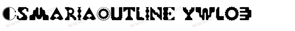 CsMariaOutline-ywLo3字体转换