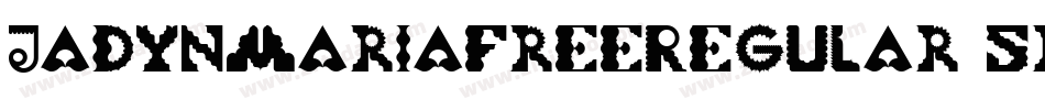 JadynMariaFreeRegular-51XVx字体转换