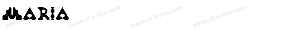 Maria字体转换