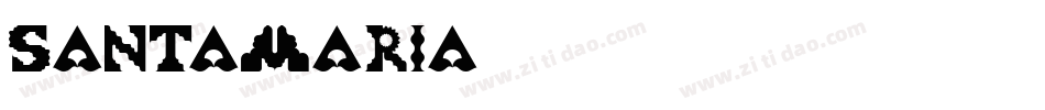 SantaMaria字体转换