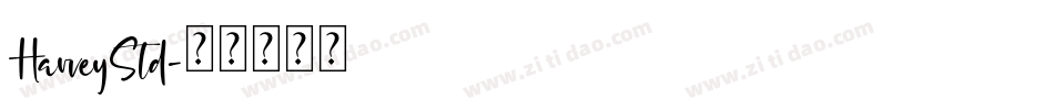 HarveyStd字体转换