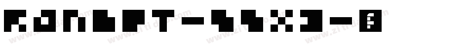 Ranget-22x3字体转换