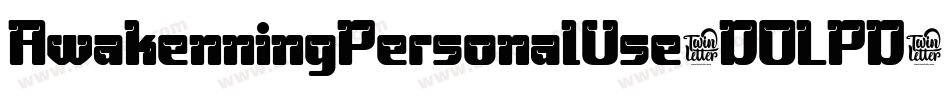 AwakenningPersonalUse-DOLPD字体转换 AwakenningPersonalUse-DOLPD字体转换