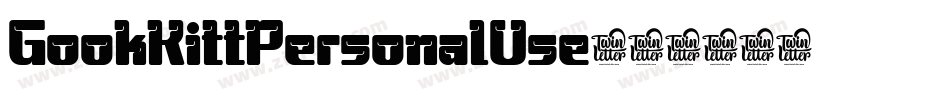 GookKittPersonalUse-2208字体转换