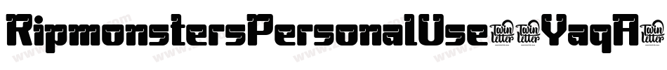 RipmonstersPersonalUse-6YaqA字体转换