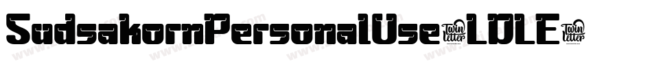 SudsakornPersonalUse-LDLE字体转换 SudsakornPersonalUse-LDLE字体转换