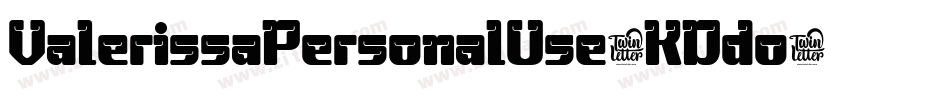 ValerissaPersonalUse-KDdo字体转换