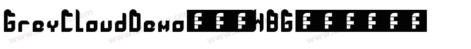 GreyCloudDemo-51WBG字体转换