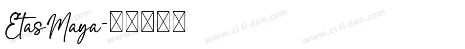 EtasMaya字体转换