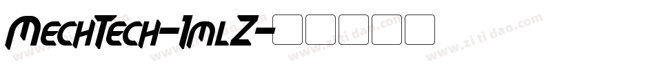 MechTech-1mlZ字体转换