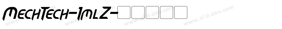 MechTech-1mlZ字体转换