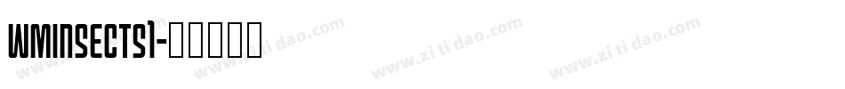 wminsects1字体转换
