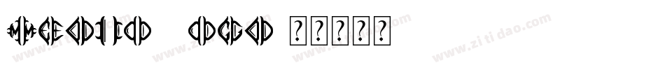 Medio-7oGD字体转换