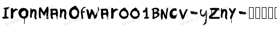 IronManOfWar001BNcv-yZnY字体转换