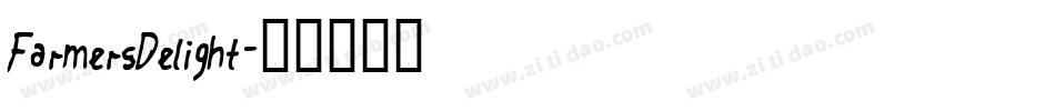 FarmersDelight字体转换