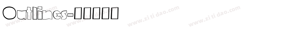 Outlines字体转换