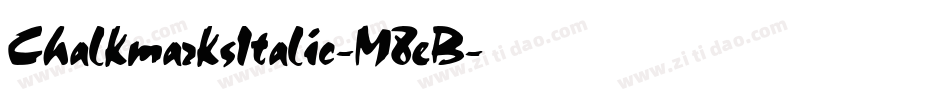 ChalkmarksItalic-M8eB字体转换