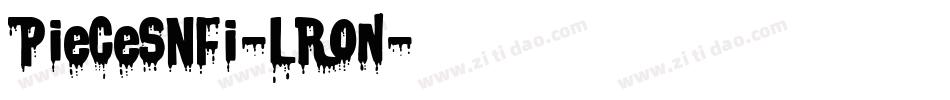PiecesNfi-LrOn字体转换