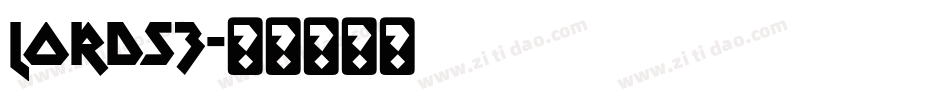 LORDS3字体转换