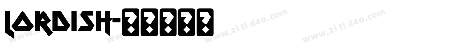 Lordish字体转换