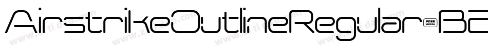 AirstrikeOutlineRegular-BEzx字体转换