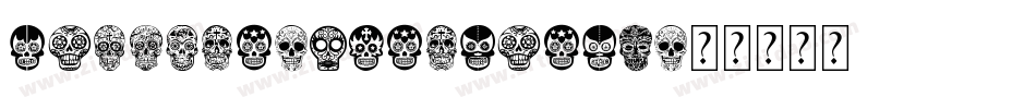 Mexican-Ornaments字体转换
