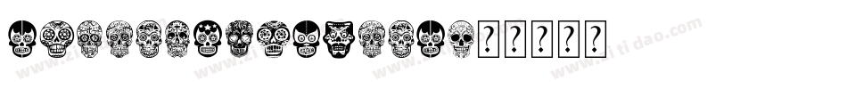 MexicanGothicM字体转换