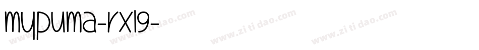 MyPuma-rxL9字体转换