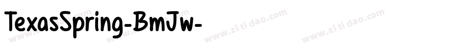 TexasSpring-BmJw字体转换