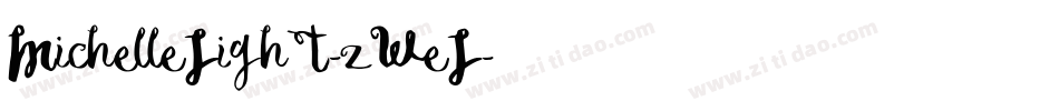 MichelleLight-zWeL字体转换