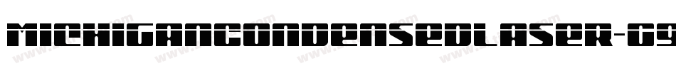 MichiganCondensedLaser-G9Xm字体转换 MichiganCondensedLaser-G9Xm字体转换