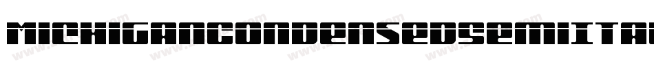 MichiganCondensedSemiItalic-v9dy字体转换
