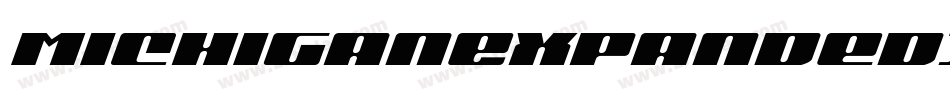 MichiganExpandedItalic-mwVj字体转换